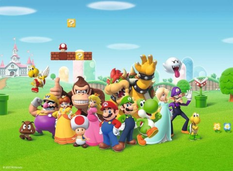 Puzzle 200 elementów XXL Super Mario Ravensburger Polska Puzzle 200 elementów XXL Super Mario Ravensburger Polska
