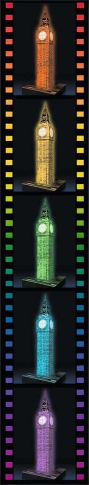 Puzzle 216 elementów 3D Big Ben Nocą Ravensburger Polska Puzzle 216 elementów 3D Big Ben Nocą Ravensburger Polska