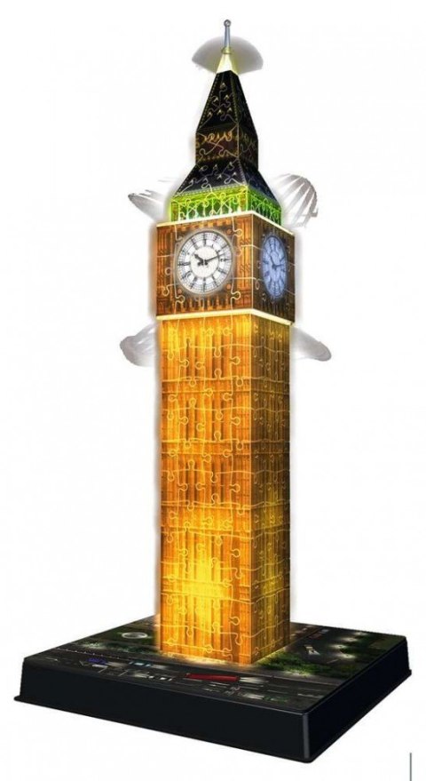 Puzzle 216 elementów 3D Big Ben Nocą Ravensburger Polska Puzzle 216 elementów 3D Big Ben Nocą Ravensburger Polska