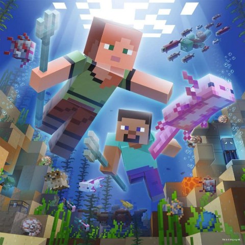 Puzzle 3x49 elementów Minecraft Ravensburger Polska Puzzle 3x49 elementów Minecraft Ravensburger Polska