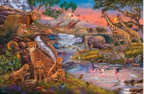 Puzzle 3000 elementów Królestwo zwierząt Ravensburger Polska Puzzle 3000 elementów Królestwo zwierząt Ravensburger Polska