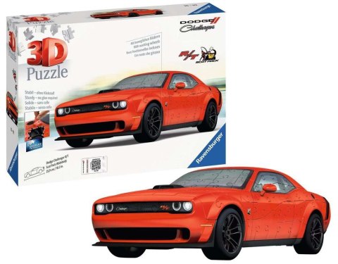 Puzzle 3D Dodge Challenger R/T Scat Pack Widebod Ravensburger Polska Puzzle 3D Dodge Challenger R/T Scat Pack Widebod Ravensburger Polska
