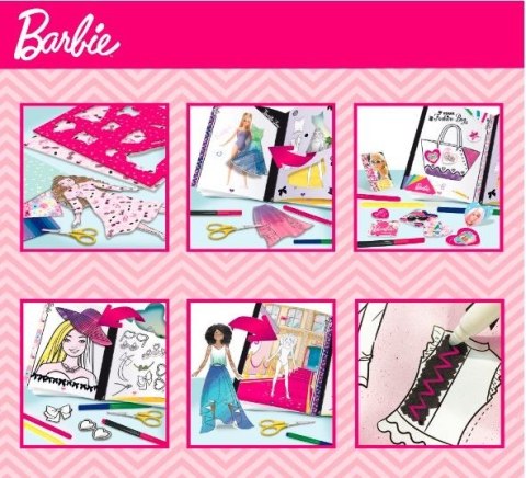 Zestaw kreatywny Barbie Fashion School Lisciani Zestaw kreatywny Barbie Fashion School Lisciani