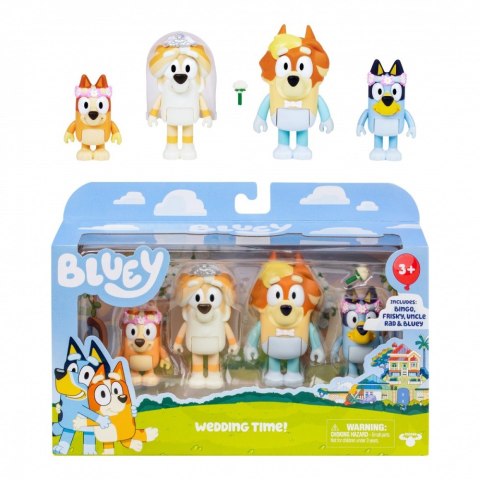 Figurki Bluey Wesele wujka 4-pak Tm Toys Figurki Bluey Wesele wujka 4-pak Tm Toys