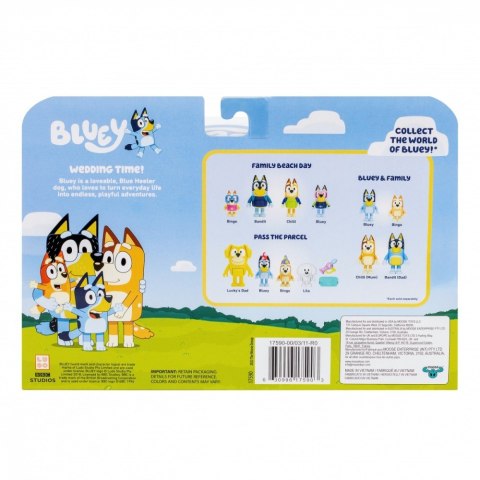 Figurki Bluey Wesele wujka 4-pak Tm Toys Figurki Bluey Wesele wujka 4-pak Tm Toys