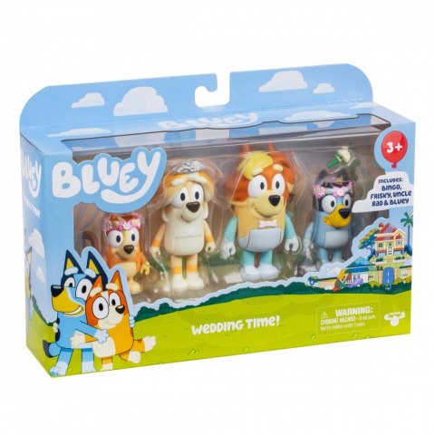 Figurki Bluey Wesele wujka 4-pak Tm Toys Figurki Bluey Wesele wujka 4-pak Tm Toys