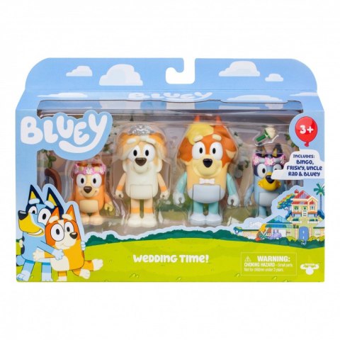 Figurki Bluey Wesele wujka 4-pak Tm Toys Figurki Bluey Wesele wujka 4-pak Tm Toys