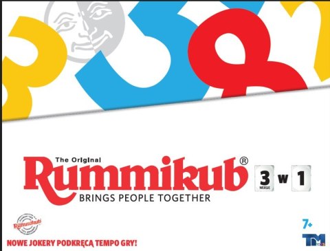 Gra Rummikub 3w1 Tm Toys Gra Rummikub 3w1 Tm Toys