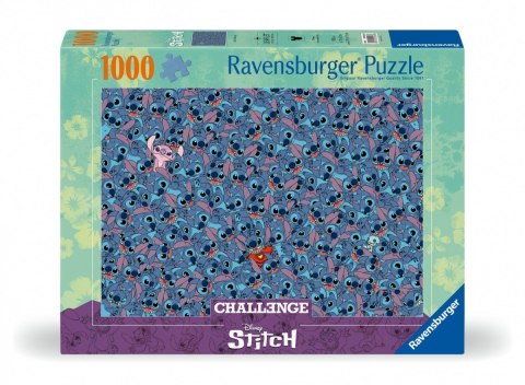 Puzzle 1000 elementów Stitch Challenge Ravensburger Polska Puzzle 1000 elementów Stitch Challenge Ravensburger Polska