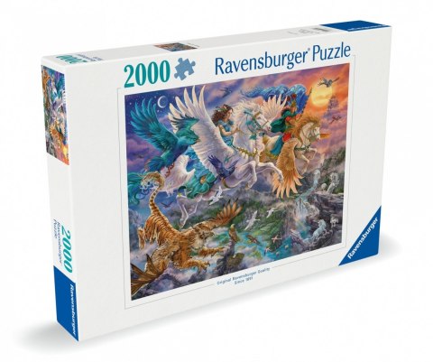 *Puzzle 2000el Fantazja Pegaz Ravensburger Polska *Puzzle 2000el Fantazja Pegaz Ravensburger Polska