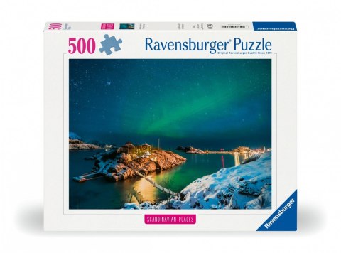 *Puzzle 500el Zorza pola rna nad Bergsfjord Ravensburger Polska