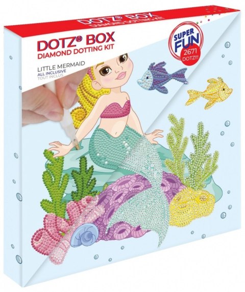 Zestaw Diamond Dotz Mała syrenka Dante Zestaw Diamond Dotz Mała syrenka Dante