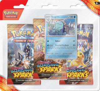 Karty Scarlet & Violet - Surging Sparks - 3-Pack Blister Quagsire Pokemon TCG