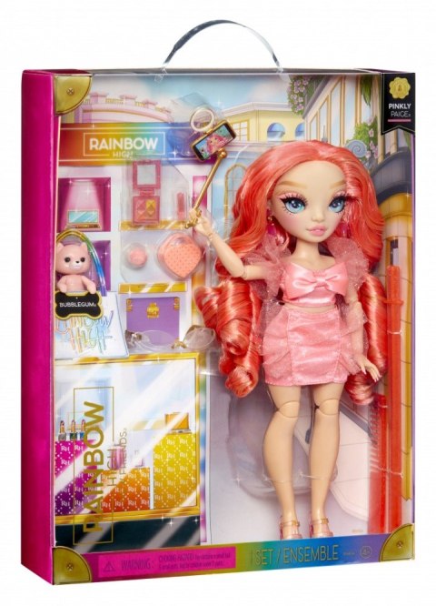 Lalka Rainbow High New Friends Fashion Doll- Pinkly Paige Pink MGA Lalka Rainbow High New Friends Fashion Doll- Pinkly Paige Pink MGA