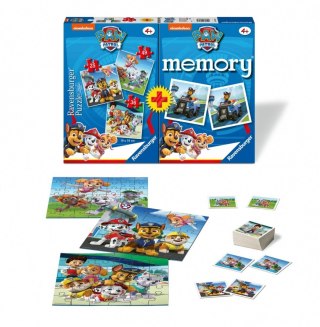 Puzzle 3w1 Psi Patrol gra memory Ravensburger Polska