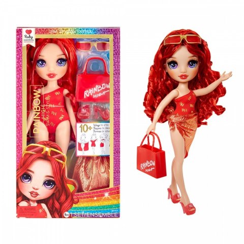 *Rainbow High Swim Style Ruby Red MGA *Rainbow High Swim Style Ruby Red MGA