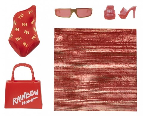 *Rainbow High Swim Style Ruby Red MGA *Rainbow High Swim Style Ruby Red MGA