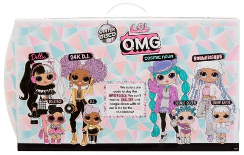 Zestaw lalek L.O.L. Surprise Winter Disco OMG Dollie & 24K DJ MGA Zestaw lalek L.O.L. Surprise Winter Disco OMG Dollie & 24K DJ MGA
