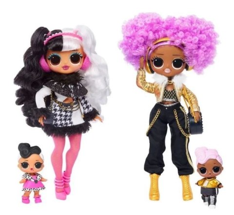 Zestaw lalek L.O.L. Surprise Winter Disco OMG Dollie & 24K DJ MGA Zestaw lalek L.O.L. Surprise Winter Disco OMG Dollie & 24K DJ MGA