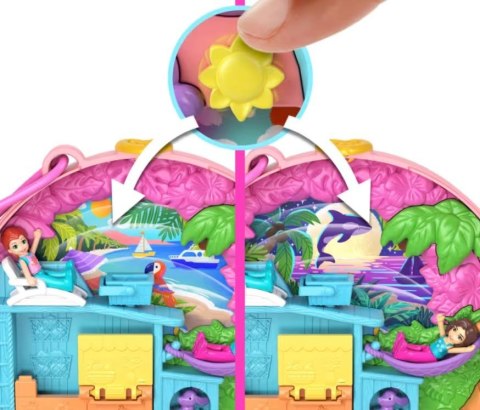 Figurki Polly Pocket Zestaw kompaktowy, Skuter Pieska Mattel Figurki Polly Pocket Zestaw kompaktowy, Skuter Pieska Mattel