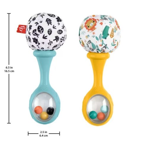 Grzechotki Grzechoczące marakasy Fisher Price Grzechotki Grzechoczące marakasy Fisher Price