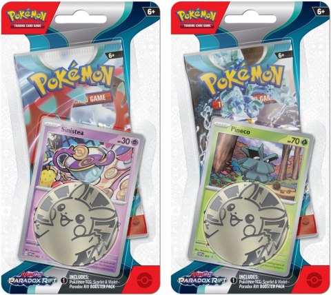 Karty Paradox Rift Chk.Blister Sinistea Pokemon TCG Karty Paradox Rift Chk.Blister Sinistea Pokemon TCG