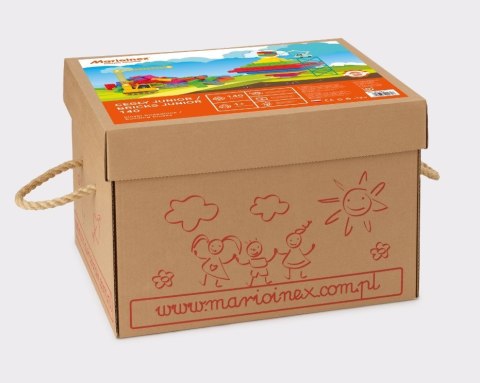 Klocki Budowlane Cegla Junior 140 elementów Marioinex Klocki Budowlane Cegla Junior 140 elementów Marioinex