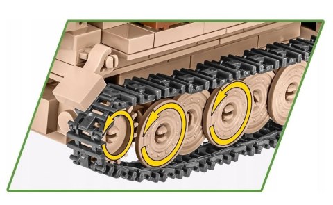 Klocki Sd.Kfz 10 Demag D7 Cobi Klocki Klocki Sd.Kfz 10 Demag D7 Cobi Klocki