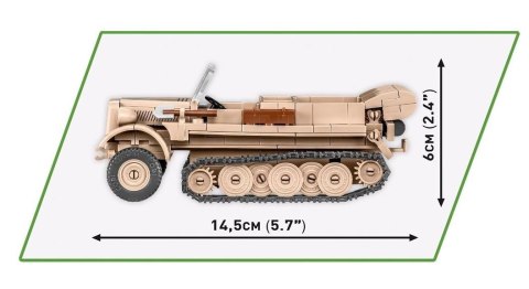 Klocki Sd.Kfz 10 Demag D7 Cobi Klocki Klocki Sd.Kfz 10 Demag D7 Cobi Klocki