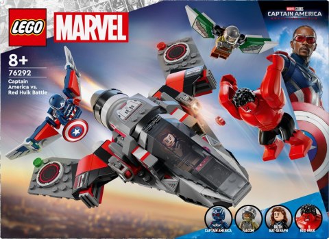 Klocki Super Heroes 76292 Kapitan Ameryka kontra Czerwony Hulk - bitwa LEGO Klocki Super Heroes 76292 Kapitan Ameryka kontra Czerwony Hulk - bitwa LEGO
