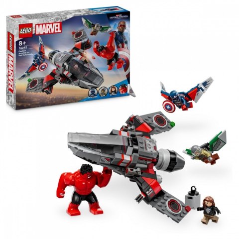 Klocki Super Heroes 76292 Kapitan Ameryka kontra Czerwony Hulk - bitwa LEGO Klocki Super Heroes 76292 Kapitan Ameryka kontra Czerwony Hulk - bitwa LEGO