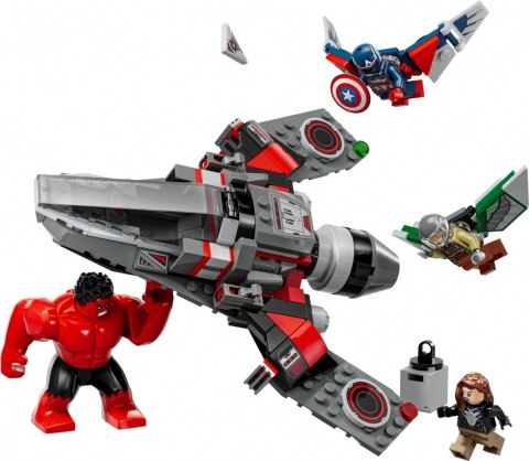 Klocki Super Heroes 76292 Kapitan Ameryka kontra Czerwony Hulk - bitwa LEGO Klocki Super Heroes 76292 Kapitan Ameryka kontra Czerwony Hulk - bitwa LEGO