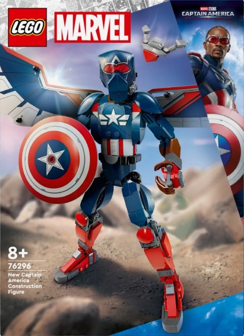 Klocki Super Heroes 76296 Figurka nowego Kapitana Ameryki LEGO Klocki Super Heroes 76296 Figurka nowego Kapitana Ameryki LEGO