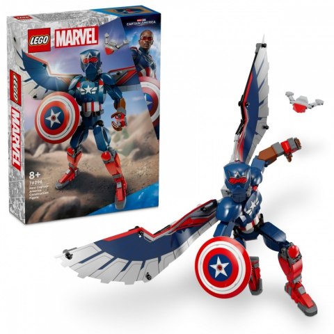 Klocki Super Heroes 76296 Figurka nowego Kapitana Ameryki LEGO Klocki Super Heroes 76296 Figurka nowego Kapitana Ameryki LEGO