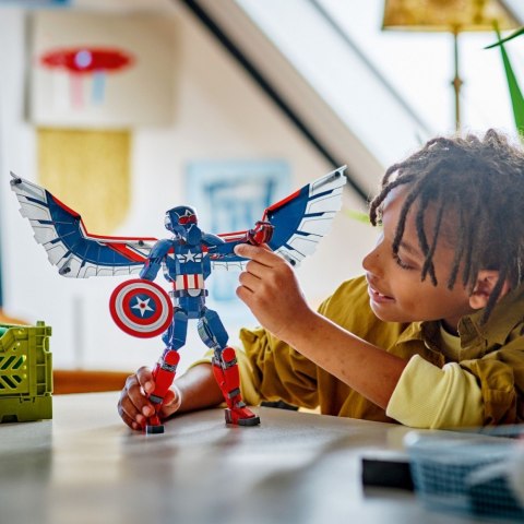 Klocki Super Heroes 76296 Figurka nowego Kapitana Ameryki LEGO Klocki Super Heroes 76296 Figurka nowego Kapitana Ameryki LEGO