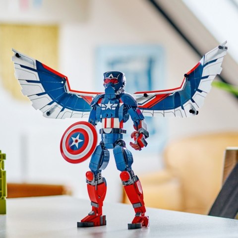 Klocki Super Heroes 76296 Figurka nowego Kapitana Ameryki LEGO Klocki Super Heroes 76296 Figurka nowego Kapitana Ameryki LEGO