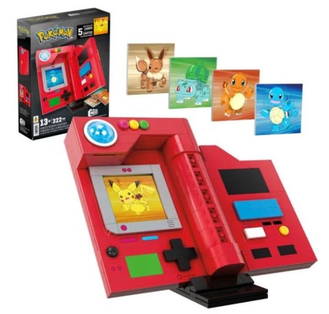 Klocki konstrukcyjne Pokemon Pokedex z Kanto Mega Bloks Klocki konstrukcyjne Pokemon Pokedex z Kanto Mega Bloks