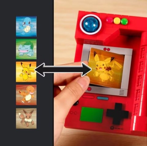 Klocki konstrukcyjne Pokemon Pokedex z Kanto Mega Bloks Klocki konstrukcyjne Pokemon Pokedex z Kanto Mega Bloks