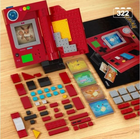 Klocki konstrukcyjne Pokemon Pokedex z Kanto Mega Bloks Klocki konstrukcyjne Pokemon Pokedex z Kanto Mega Bloks