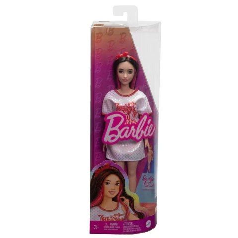 Lalka Barbie Fashionistas brunetka z falowanymi włosami Mattel Lalka Barbie Fashionistas brunetka z falowanymi włosami Mattel