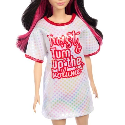 Lalka Barbie Fashionistas brunetka z falowanymi włosami Mattel Lalka Barbie Fashionistas brunetka z falowanymi włosami Mattel