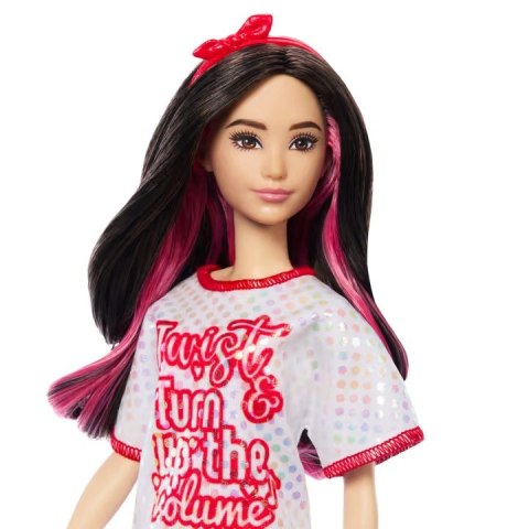 Lalka Barbie Fashionistas brunetka z falowanymi włosami Mattel Lalka Barbie Fashionistas brunetka z falowanymi włosami Mattel