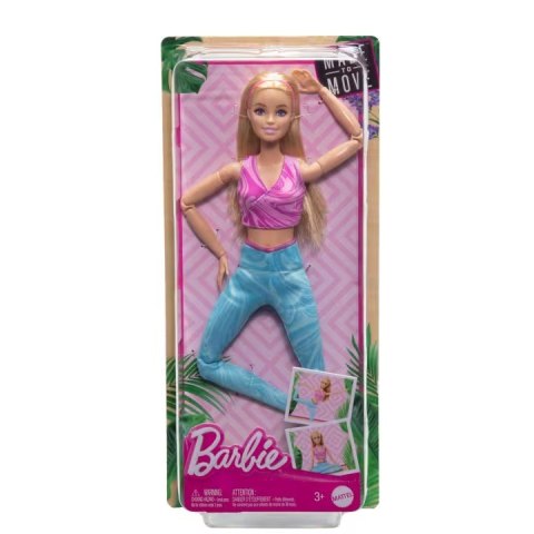 Lalka Barbie Made to Move Blond włosy Mattel Lalka Barbie Made to Move Blond włosy Mattel