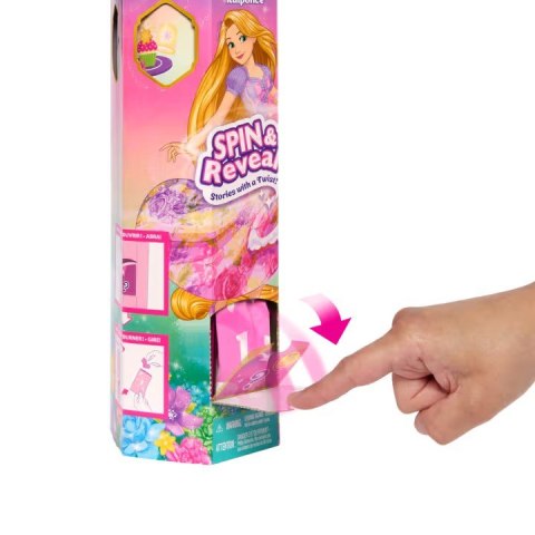 Lalka Disney Princess Spin Reveal Roszpunka Mattel Lalka Disney Princess Spin Reveal Roszpunka Mattel