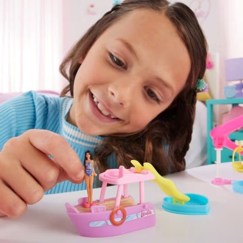 Pojazd Barbie Mini Barbieland, Łódź Mattel Pojazd Barbie Mini Barbieland, Łódź Mattel