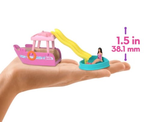 Pojazd Barbie Mini Barbieland, Łódź Mattel Pojazd Barbie Mini Barbieland, Łódź Mattel
