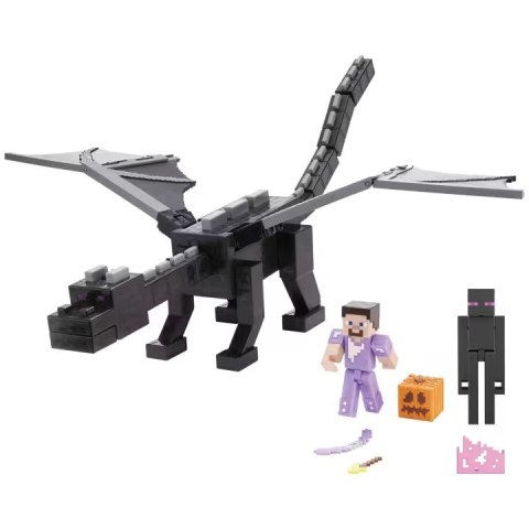 Zestaw figurek Minecraft Smok Kresu 15 rocznica Mattel Zestaw figurek Minecraft Smok Kresu 15 rocznica Mattel