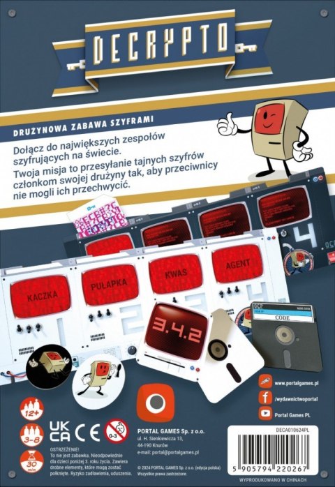Gra Decrypto: Edycja Jubileuszowa Portal Games Gra Decrypto: Edycja Jubileuszowa Portal Games