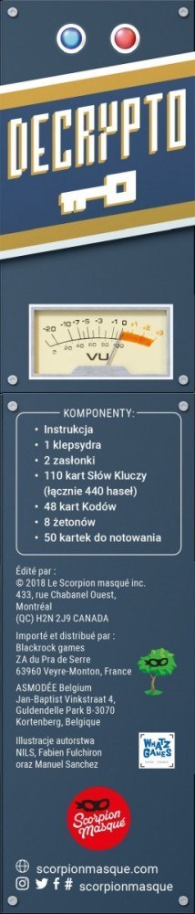 Gra Decrypto: Edycja Jubileuszowa Portal Games Gra Decrypto: Edycja Jubileuszowa Portal Games