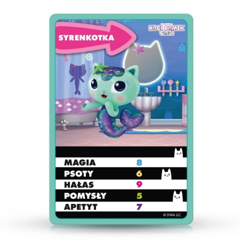 Gra Top Trumps Junior Koci domek Gabi Winning Moves Gra Top Trumps Junior Koci domek Gabi Winning Moves